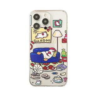 benefit不想努力趣味卡通鸭17适用于iphone16promax苹果15PRO手机壳13新款14套12个性11透明xsmax硅胶xr防摔