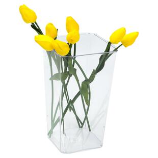 亚克力透明醒花桶花店专用家用鲜花养花桶塑料高桶装泡花插花用品