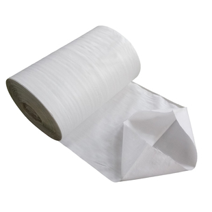 PP白色编织布卷塑料编织袋筒料蛇皮袋卷料包装布半成品桶形料批发