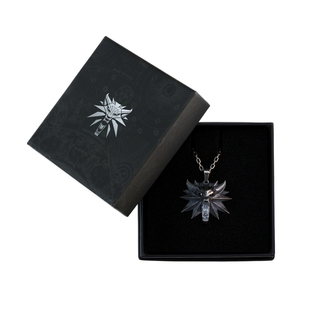 Starforged星辰铸造 巫师III游戏周边狼学派勋章吊坠925银项链