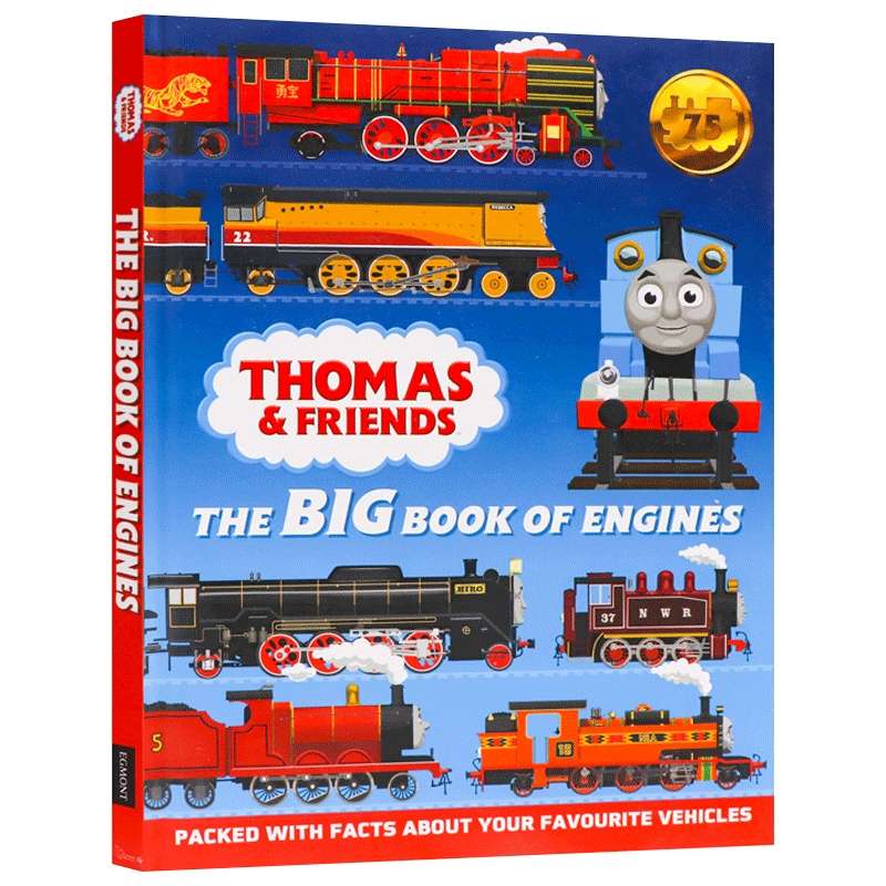 托马斯和朋友们 小火车大书 英文原版绘本 Thomas & Friends The Big Book of Engines 精装 儿童英语启蒙读物 英文版进口原版书籍