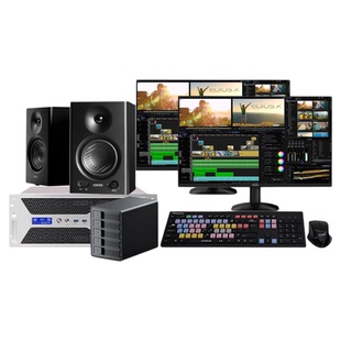 赛天鹰非编工作站专业视频剪辑非线性编辑系统桌面式高清非编机