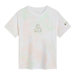 户外WWF安踏儿童女童短袖衫2026年新款夏季透爽速干商场同款短袖T