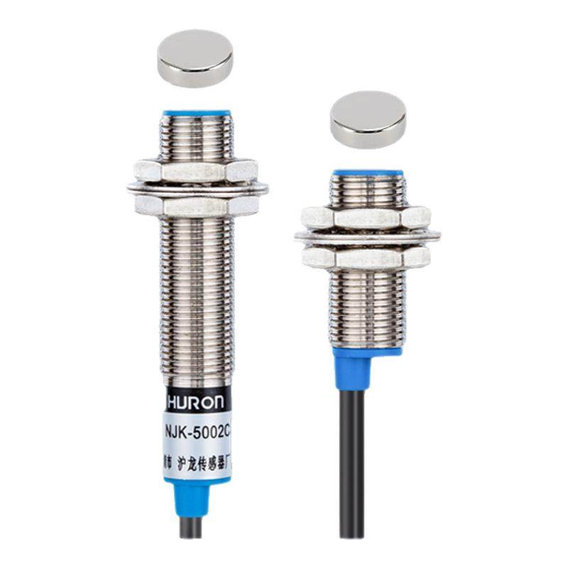 沪龙霍尔接近开关NJK-5002C感应磁性传感器M8/M12常开常闭24VNPN