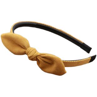 新年红发箍女兔耳朵发饰品绒布头饰女孩大童发卡头圈学生压发头箍