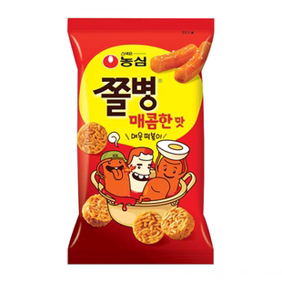 韩国进口农心兵卒一口脆干吃面小丸子干脆方便面办公室膨化小零食