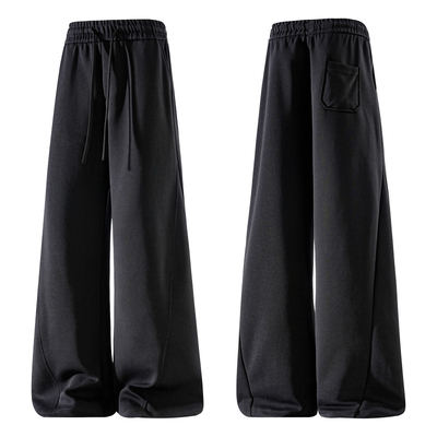 黑色裤子男款冬季加绒加厚青少年