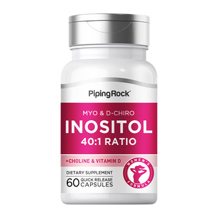 美国朴诺胆碱&肌醇胶囊多囊卵巢月经不调肌醇维生素B8MYO肌醇