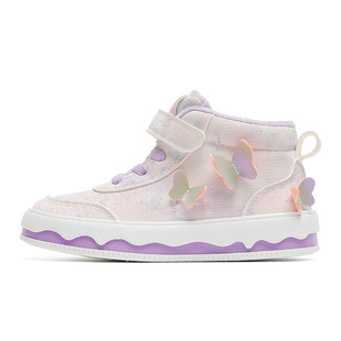 回力官方旗舰店女童旋钮小白鞋2025春秋新款儿童运动鞋女孩休闲鞋