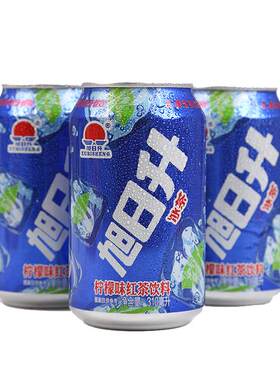 冰红茶柠檬味饮料旭日升