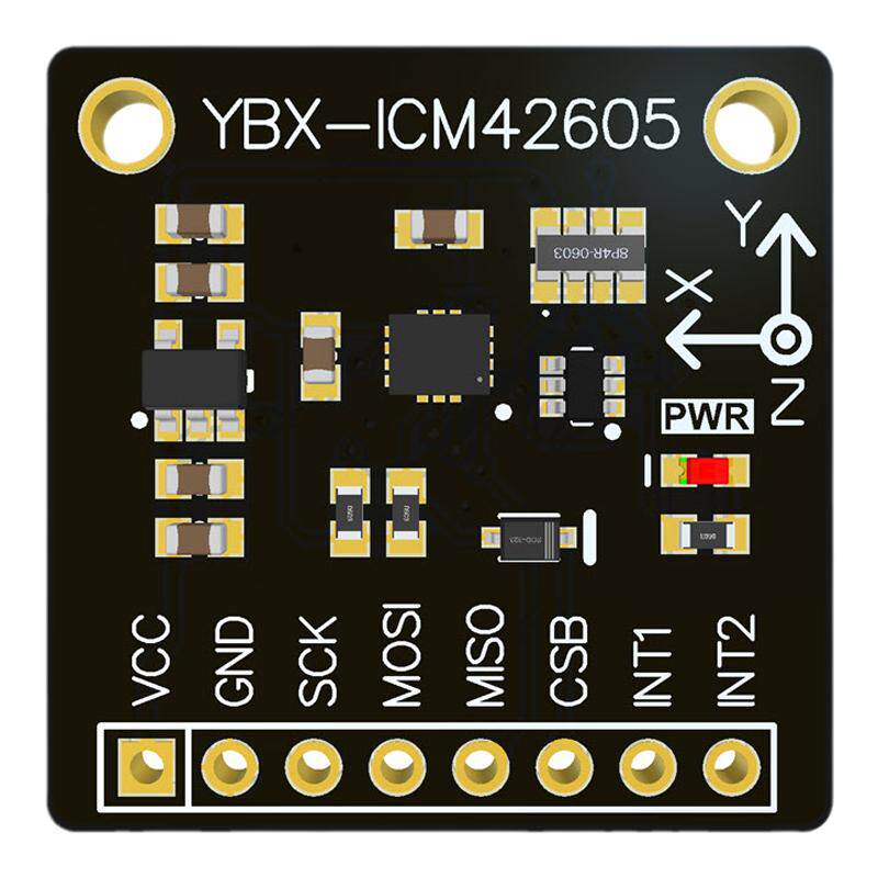 YBX-ICM42605六轴运动传感器模块
