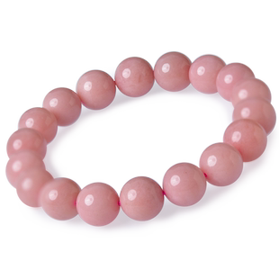 粉澳宝手串女东海水晶玛瑙玉髓翡翠玉石粉贝欧泊散珠子蛋白石手链