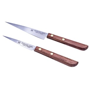 三能 9cm木柄刀刻花刀水果刀面包整形刀雕刻刀 SN4834 SN4833