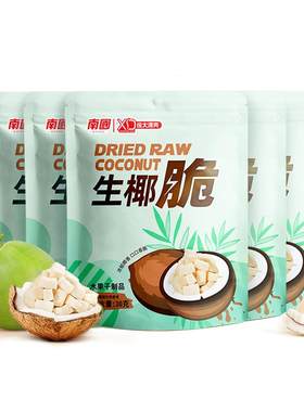 南国海南特产椰子脆块椰子片三亚