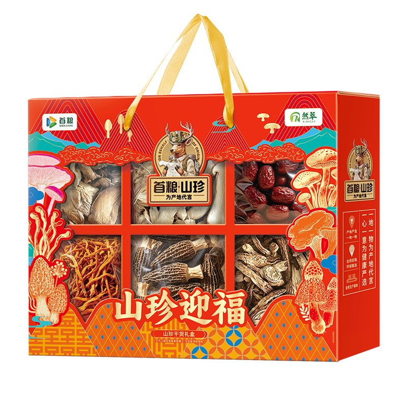 首粮山珍礼盒迎福礼780g组合装