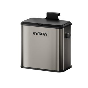 麦桶桶厨房壁挂垃圾桶小号免弯腰2026新款可移动带盖家用橱柜悬挂