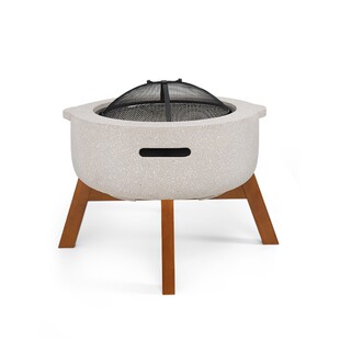 牧行庭院烧烤炉围炉煮茶桌家用室内烤火炉套装冬天取暖炉电碳两用