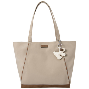 莱夫小狗包托特包女慵懒大容量帆布包新款大学生上课通勤单肩女包