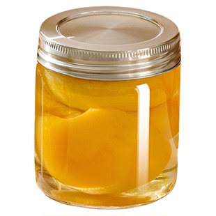 耐高温可蒸煮罐头瓶食品级家用西红柿酱密封罐水果黄桃玻璃空瓶子
