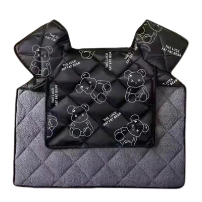 新款电动车挡风被加绒加厚保暖