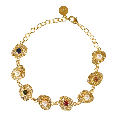 ROUNDFACE Token信物手链 纯银原创设计小众度假串珠手串 默叙