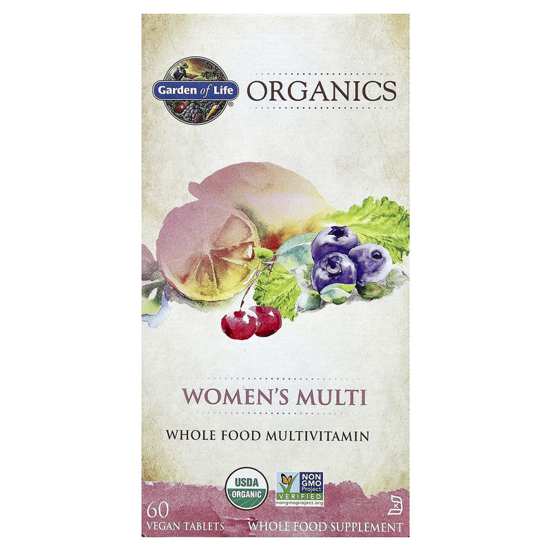 GardenofLife雀巢生命花园女士有机复合营养素矿物质生物维生素