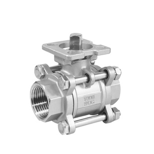 三片式球阀304不锈刚内螺纹高平台球阀Q11-16P三片高平台球阀4分