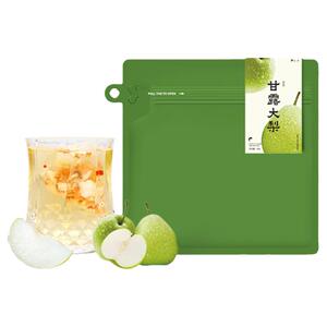 花一杯甘露梨片雪梨春季燥热滋润饮香梨片泡茶清新润水果茶养生茶