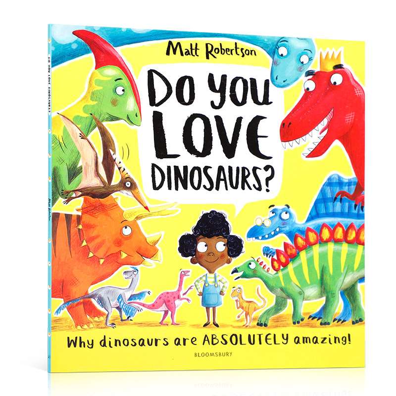 英文原版进口Do You Love Dinosaurs?你喜欢恐龙吗？ 低幼儿童英语启蒙认知绘本 亲子互动共读早教书图画书宝宝睡前故事书平装绘本