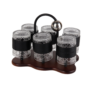 耐高温喝水杯子高颜值家用待客厅中古风茶杯加厚玻璃杯子套装轻奢