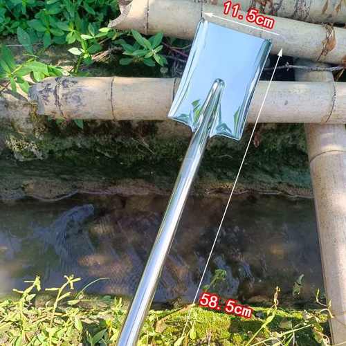 农用不锈钢铲子园艺铁锹家用钓鱼铲土挖土户外开荒种菜赶海工具