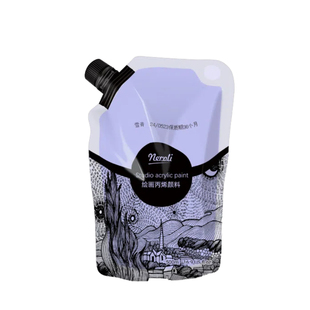 neroli橙花丙烯颜料袋装高级灰马卡龙色幼儿园画室颜料丙烯肌理画diy装饰画莫兰迪美拉德色系中国传统色颜料