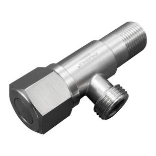 304不锈钢角阀加厚冷热水家用4分通用加长三角阀马桶热水器止水阀