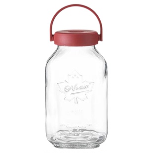 霜山单向排气泡酒罐杨梅青梅泡酒瓶家用果酒发酵罐玻璃密封酿酒瓶