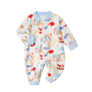 宝宝秋装衣服春秋款外出服男女童婴儿连体衣纯棉秋季幼超萌公主服