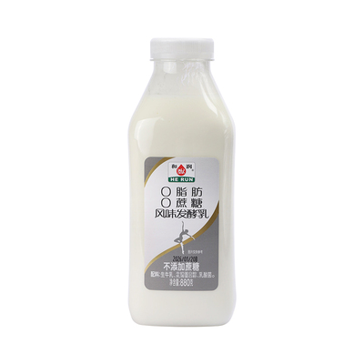 脂肪酸奶风味发酵和润0脂肪酸奶