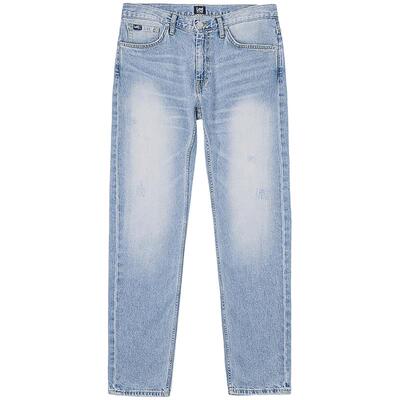 【张凌赫代言】Lee舒适中腰锥形五袋款浅蓝色男牛仔裤潮流A08783