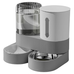 猫咪饮水机大容量猫自动喂食器流动水不插电猫咪喝水碗狗碗猫食盆