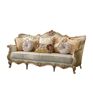 欧式沙发组合法式轻奢实木布艺客厅豪华高端奢华复古简欧2025新款