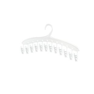 婴儿衣架多夹子宝宝专用收纳神器家用新生儿童袜子晾晒架挂衣架子