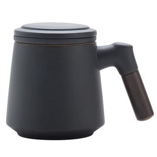 梅岭先生木言陶瓷马克杯泡茶杯水杯带过滤网办公杯个人杯刻字LOGO