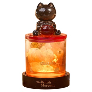 大英博物馆柿柿如意晶石香薰灯礼盒乔迁新婚礼物闺蜜生日礼物女生