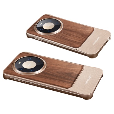 实木金属无边框手机壳裸机手感