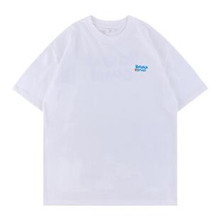 GOOZI MADE 320g重磅印花短袖T恤男夏季2026新款美式纯棉男生上衣