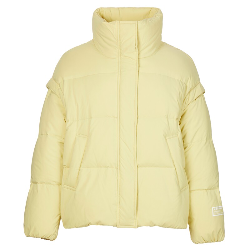 【可脱卸袖】坦博尔羽绒服女短款2021年新款秋冬保暖时尚潮流外套