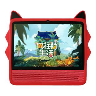 适用天猫精灵CC10保护套CC7硅胶套钢化膜外壳CC8电池版软套贴膜AI智能音响可爱防摔软套