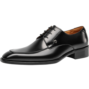 报喜鸟红底鞋新郎皮鞋结婚真皮春秋新款男士德比鞋方头商务正装鞋