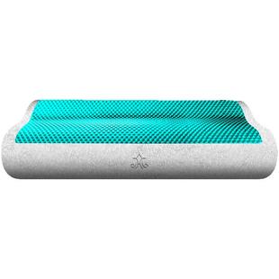 【政府补贴85折】JAHVERY蓝眼高低凝胶枕记忆棉枕头护颈椎助睡眠