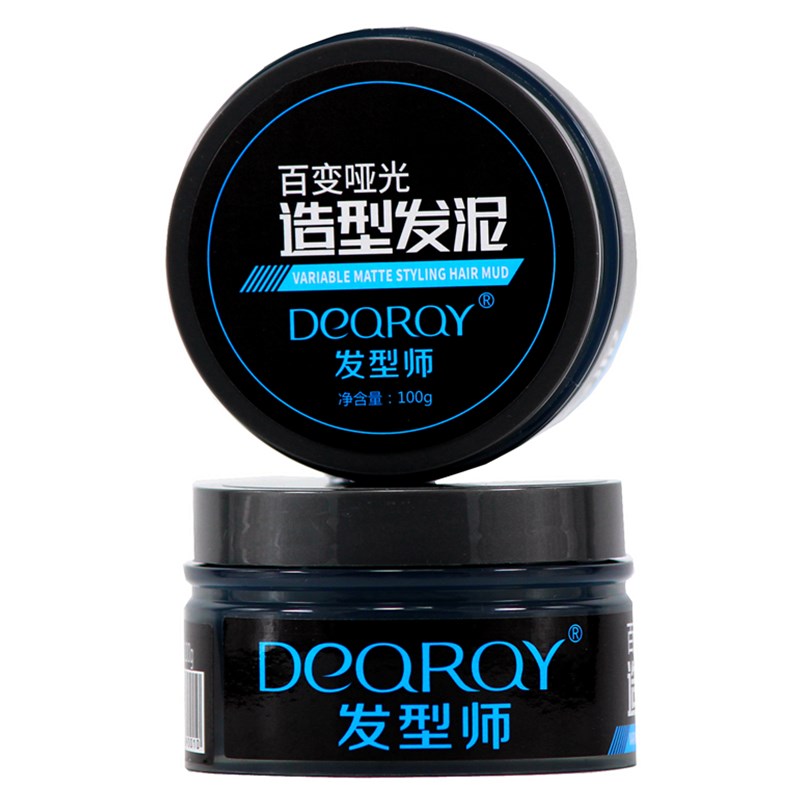 男士头发造型蓬松发泥无色塑形膏发蜡定型清香不伤发持久自然蓬松