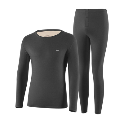 猫人中领加厚加绒中老年保暖内衣